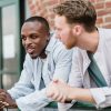 two men calm conversation Masonic education