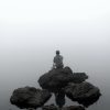 man sitting alone thinking Masonic education