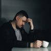 man sitting alone thinking quietly Masonic education