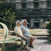 two men talking park bench Masonic education