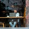 man sitting quietly coffee window Masonic education