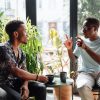 two men talking coffee Masonic education