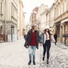 couple walking together outdoors Masonic education