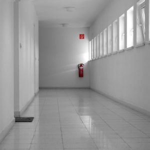 empty office hallway chairs Masonic education