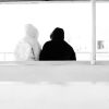 two people sitting bench talking Masonic education