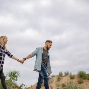couple walking together outdoors Masonic education