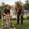grandfather grandson walking outdoors Masonic education