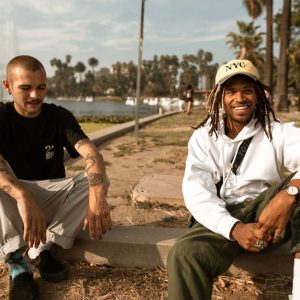 two men sitting park bench Masonic education