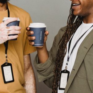 two men talking coffee Masonic education
